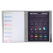Picture of EXAC A4 OPAK MULTIPART FILE BLACK WITH 8 TABS